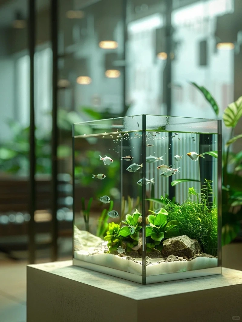 Cây thủy sinh mini trang trí nội thất tăng tính thẩm mỹ