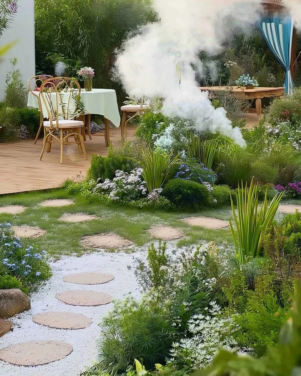 Bón phân bón cho cỏ sân vườn định kỳ để lá xanh đậm