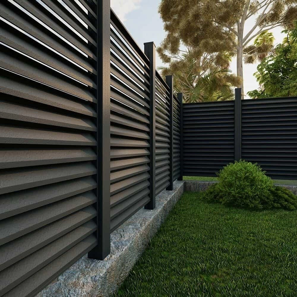 Thiết kế hàng rào sân vườn hiện đại bằng chất liệu cao cấp