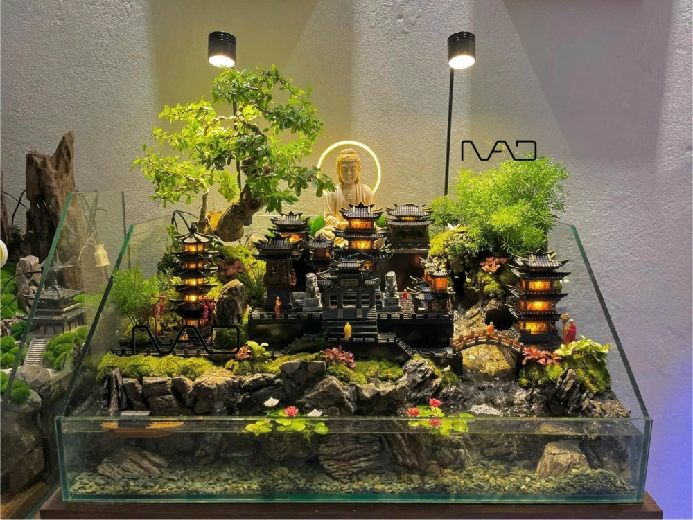 Hòn non bộ phong thủy hướng chính Bắc mang lại may mắn