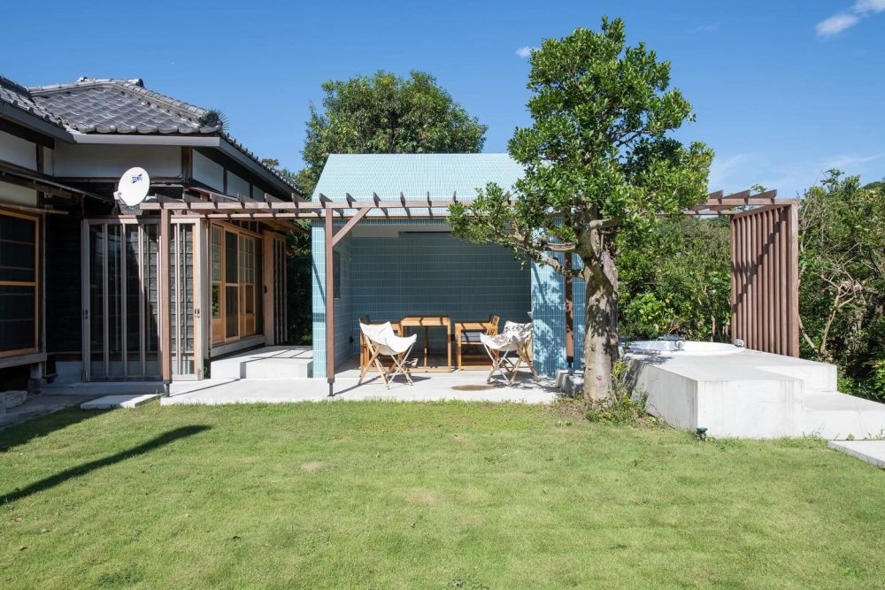 Khu vực BBQ sân thượng có tầm nhìn thoáng đạt