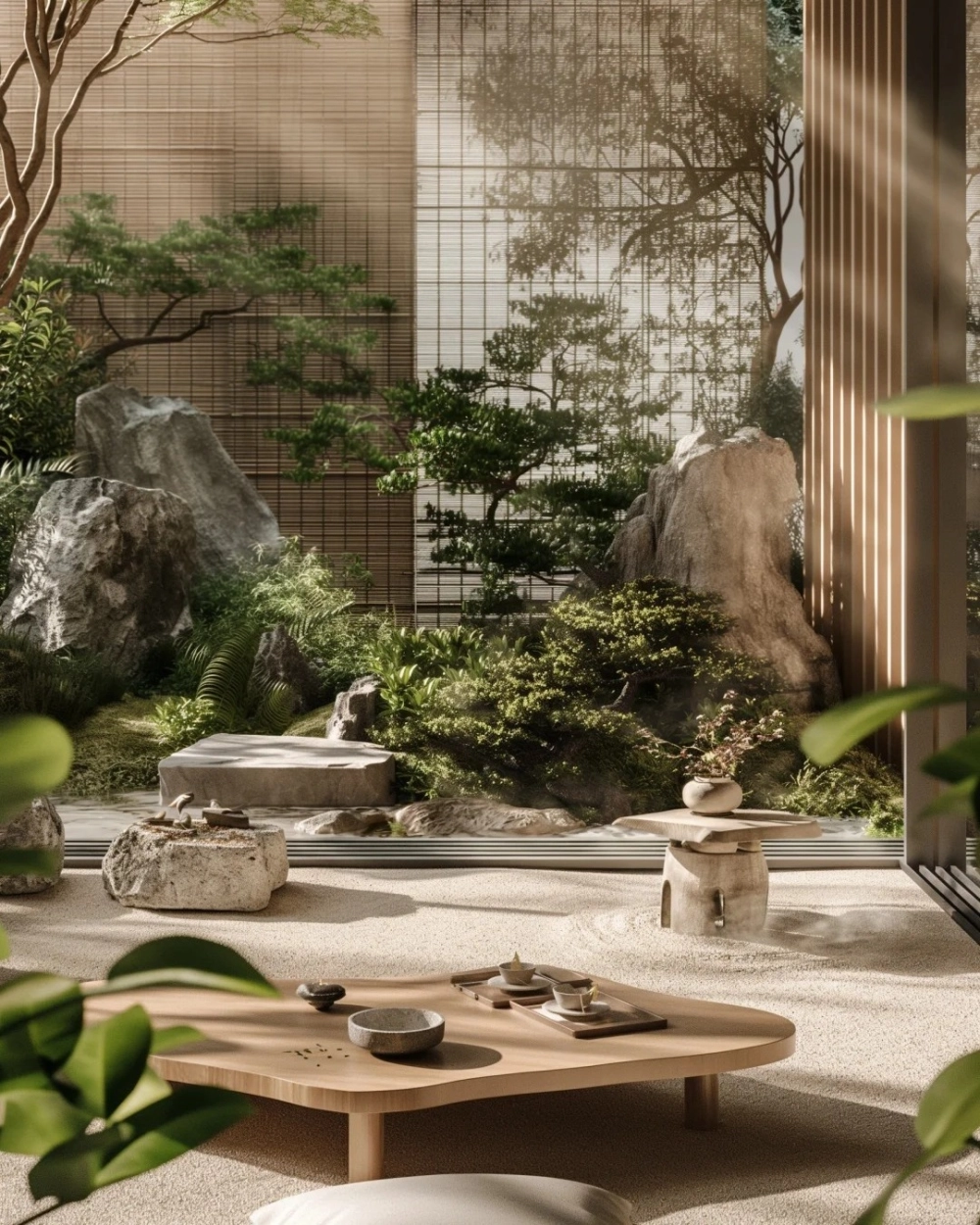 Mẫu sân vườn đẹp đơn giản dễ làm cho ban công nhỏ ở chung cư