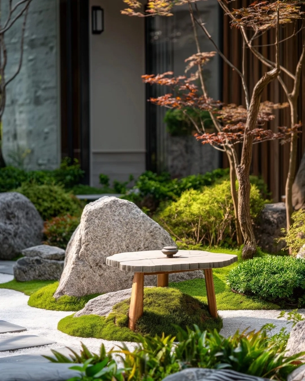 Thiết kế mẫu sân vườn đẹp hướng tây với các loại cây chịu nhiệt giảm bức xạ