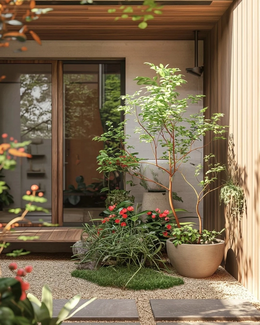 Mẫu sân vườn đẹp trồng rau sạch vừa làm cảnh vừa cung cấp thực phẩm an toàn