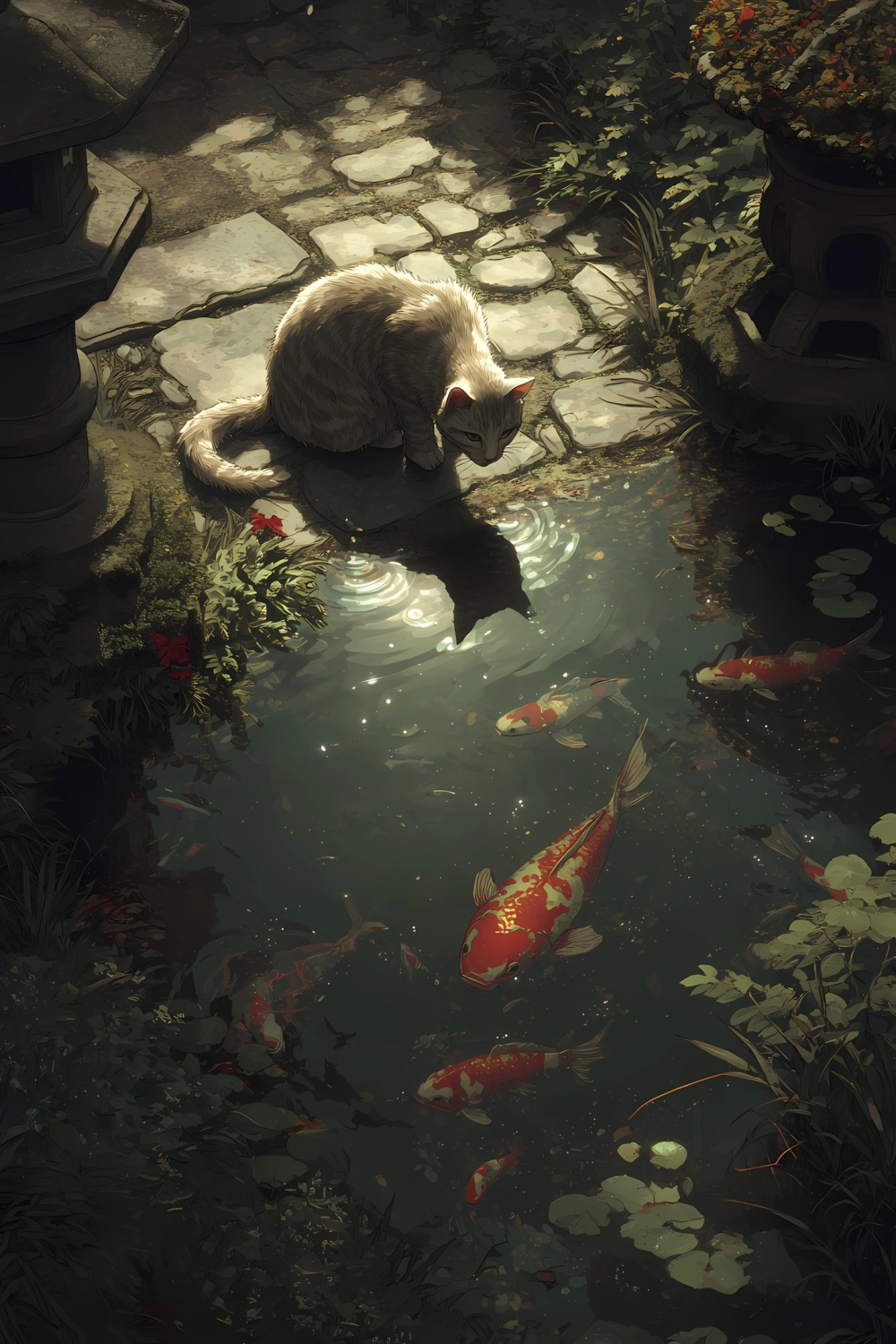 Ý tưởng thiết kế sân vườn ao cá làng quê mộc mạc gần gũi