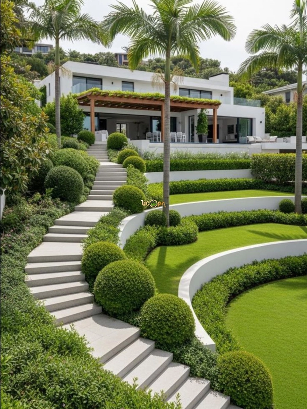 Hồ bơi sân vườn hiện đại thư giãn tại gia