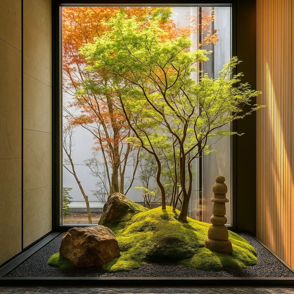 Mẫu tiểu cảnh thác nước sân vườn mang lại năng lượng tích cực