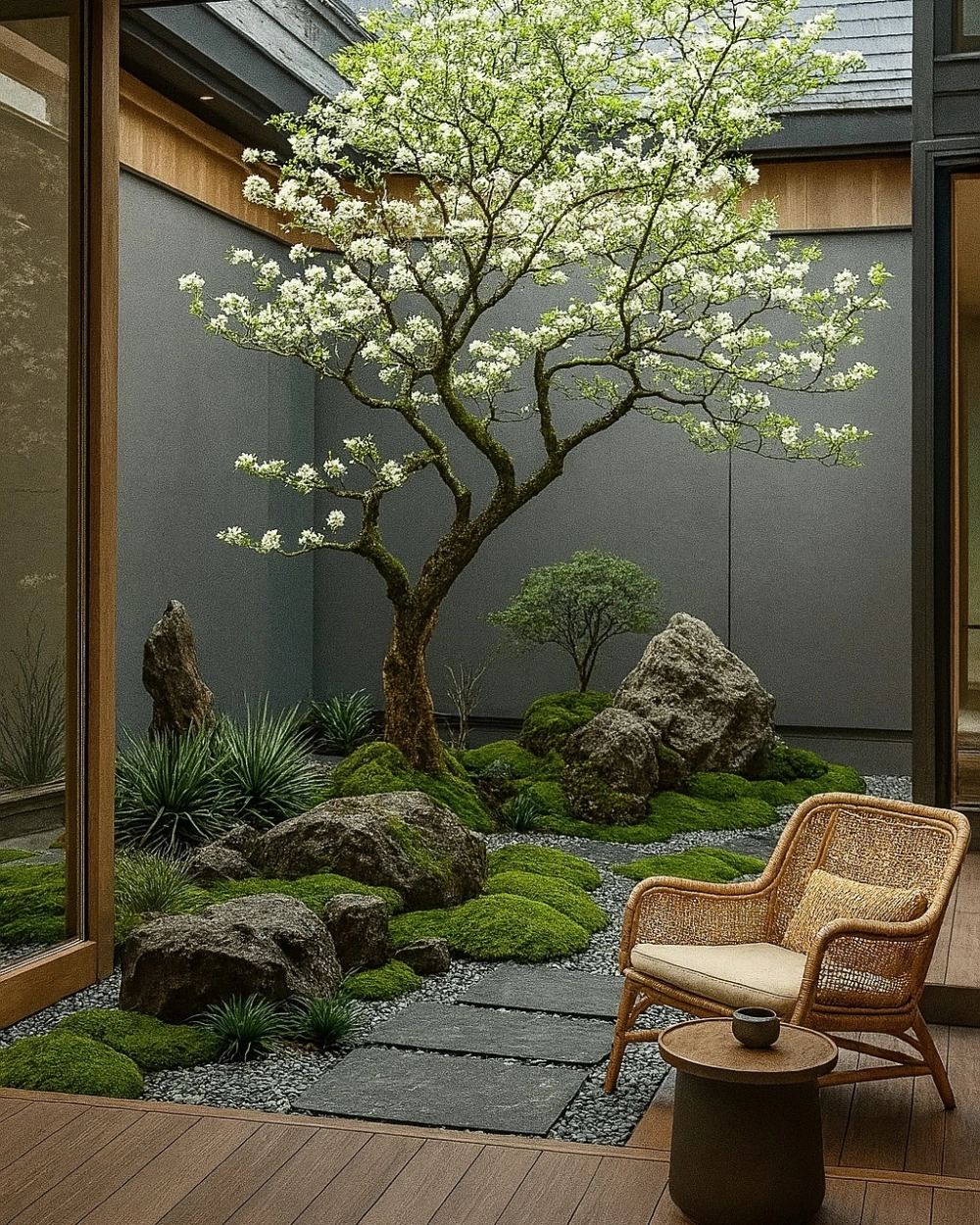 Mẫu tiểu cảnh sân vườn mini đẹp cho không gian nhỏ hẹp