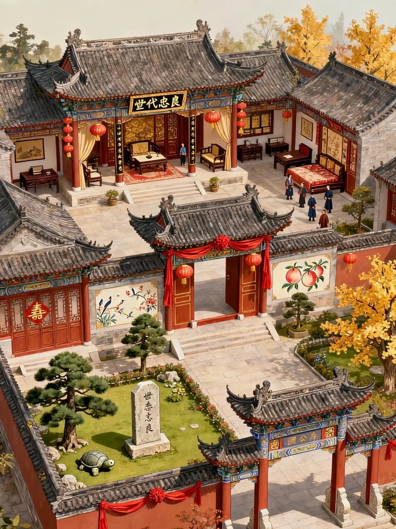 Thiết kế truyền thống nổi bật với mẫu sân vườn phong cách Trung Hoa thiết kế truyền thống