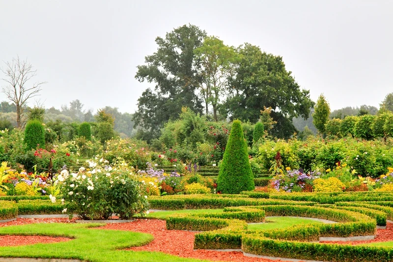 Kiến trúc hoàn hảo trong thiết kế sân vườn cổ điển kiến trúc