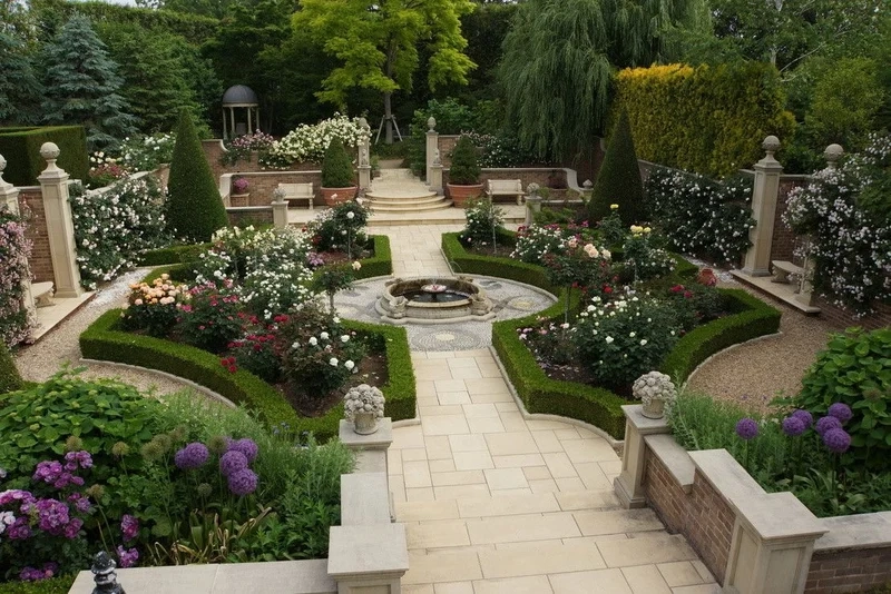 Cảnh quan đẹp mắt mọi góc thiết kế sân vườn cổ điển cảnh quan đẹp